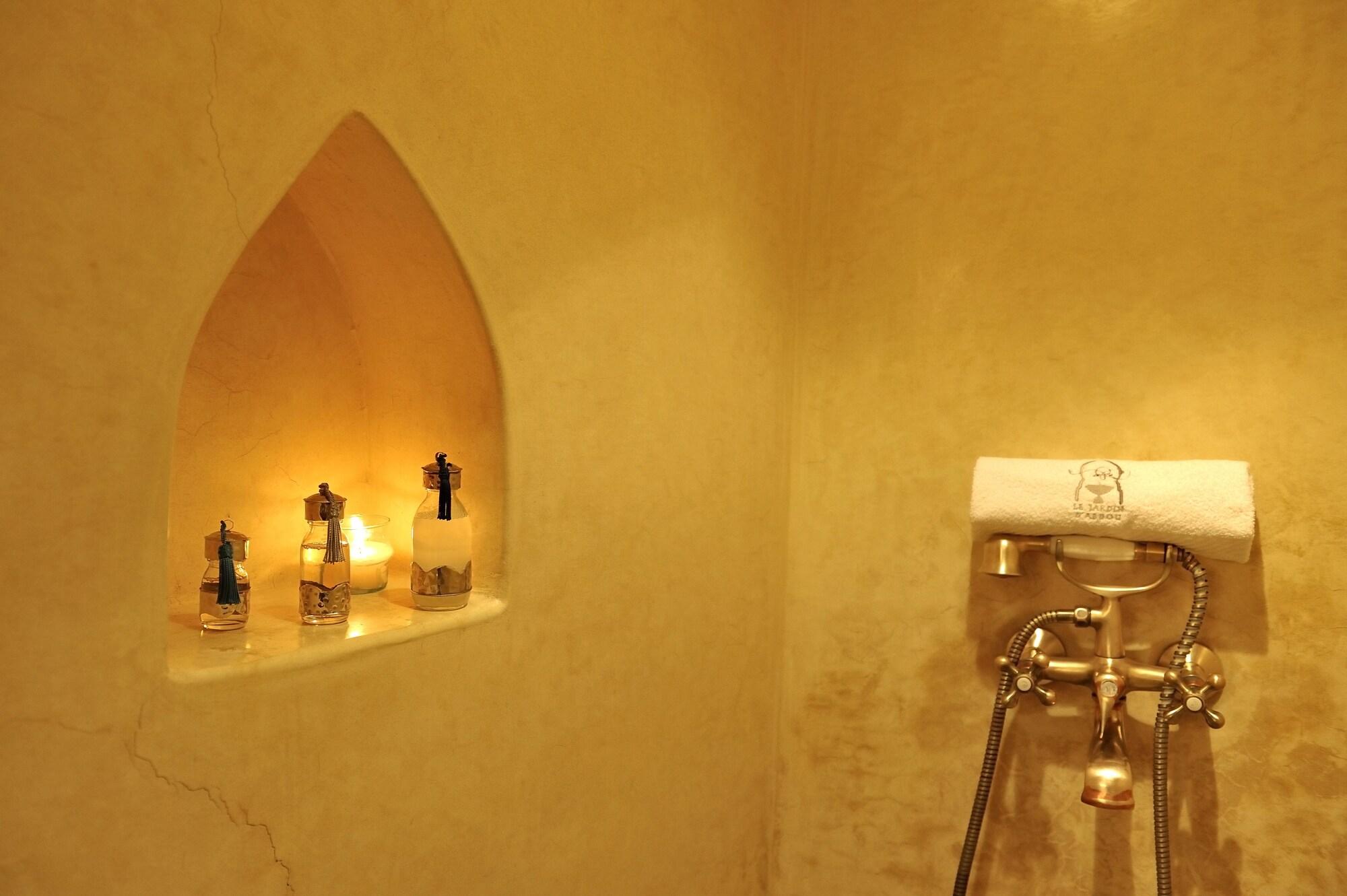 Riad Le Jardin D'Abdou Marrakesh Eksteriør bilde A niche in a bathroom