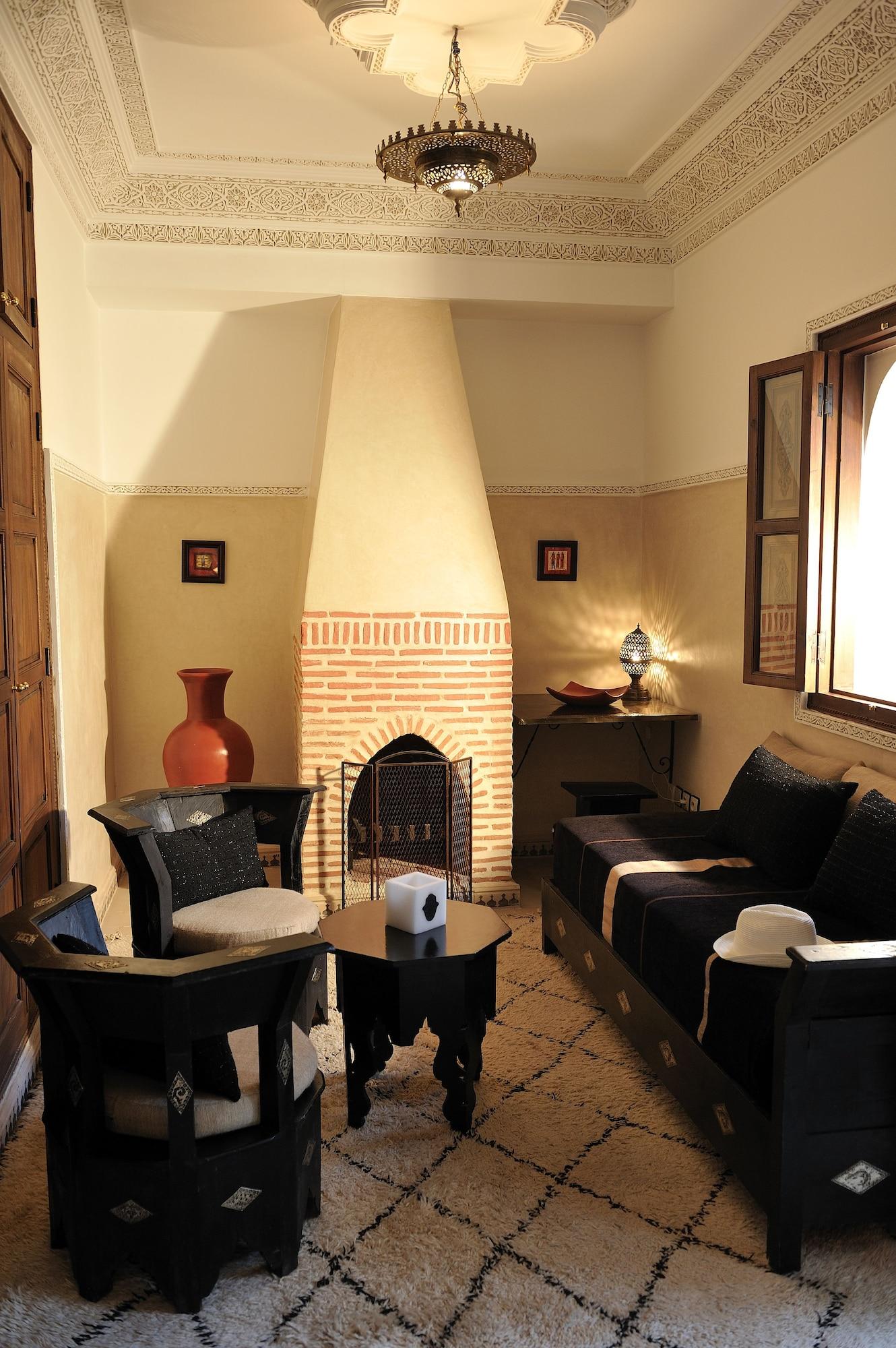 Riad Le Jardin D'Abdou Marrakesh Eksteriør bilde A Moroccan living room