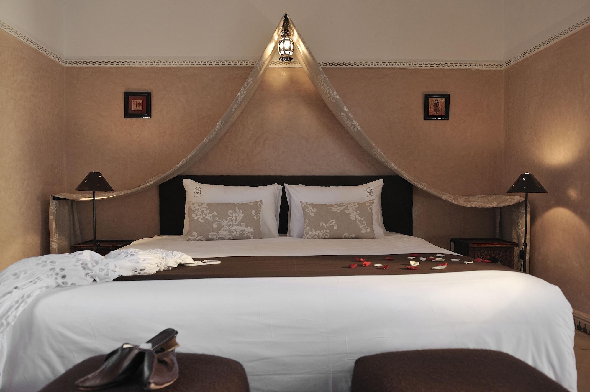 Riad Le Jardin D'Abdou Marrakesh Eksteriør bilde A bedroom